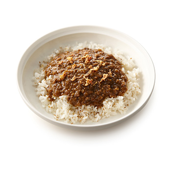 無花果チャツネのキーマカレー