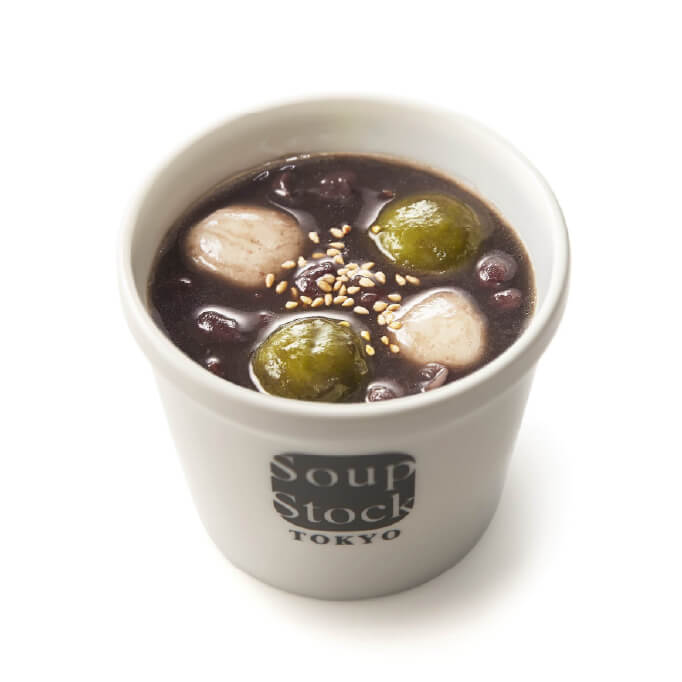 白玉入り黒胡麻ぜんざい